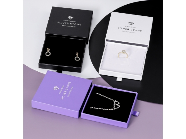 The packaging is designed to make the jewelry 