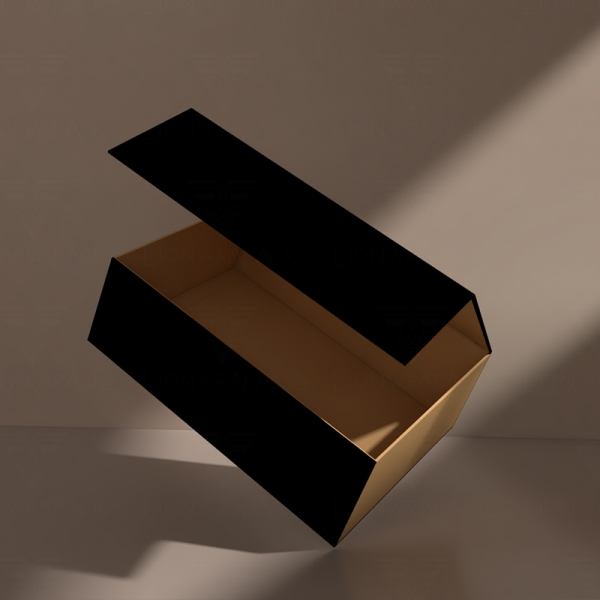 Lionwrapack Customizable Sustainable Paper Gift Box for Clothing Shoes with Magnetic Closure Magnet Folding Box