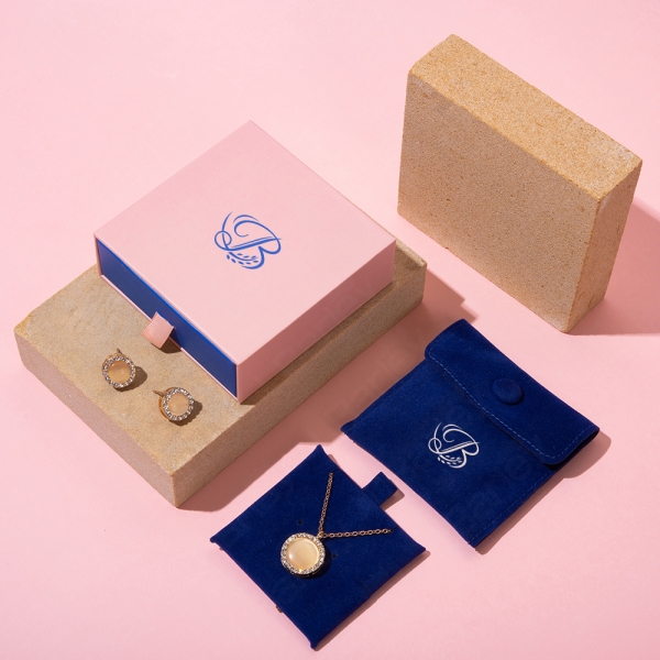 Hot Sell Custom logo Jewelry Box Ring Necklace Box Drawer Jewelry Packaging Box Set